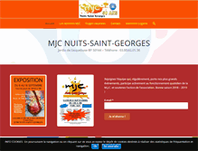 Tablet Screenshot of mjc-nuits-saint-georges.fr